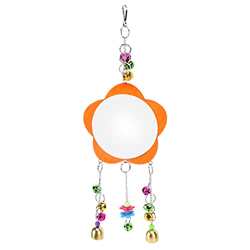 Atyhao Hühnchen Spiegel Spielzeug, Haustier Hühnchen Spielzeug Spiegel Bruchfester Hahn Spielzeug Spiegel mit Kette von Farbigen Glocken für Küken Hennen Papagei Vogel Atyhao Hühnchen Spiegel Spielzeug, Haustier Hühnchen Spielzeug Spiegel Bruchfester Hahn Spielzeug Spiegel mit Kette von Farbigen Glocken für Küken Hennen Papagei Vogel von Atyhao