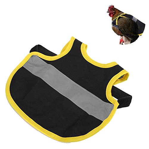 Hühner Geschirr Henne, Henne Sattel Schürze Haustier reflektierende Weste Hühnchen Kleidung Geflügelfeder Schutz Haustier Weste mit reflektierendem Band für Hühnchen Entengänse von Atyhao