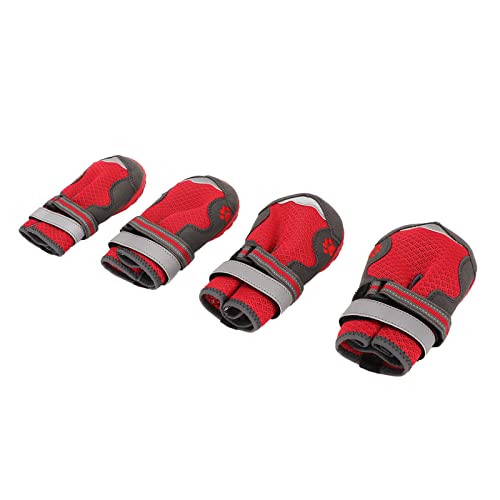 Hundestiefel, Stylische rutschfeste Hundepfotenpolster für Outdoor-Aktivitäten auf Scharfen Gehwegen (Geben Sie 7 EIN) von Atyhao