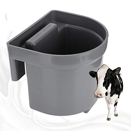 Atyhao Kälber Futter automat, HL MP70B Kunststoff Fütterung halterungen Nippel austauschbar für Rinderschafvieh 4L Kapazität Kälber Milch futtereimer für Rinder schafvieh[4L] Fütterungsgeräte von Atyhao