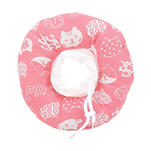 Atyhao Katzen Halsband, Cartoon Weiches, Verstellbares Donut Kragen Anti Lick Elizabeth Schutz Halsband für Katzen Wundheilung Schutz Atyhao Katzen Halsband, Cartoon Weiches, Verstellbares Donut Kragen Anti Lick Elizabeth Schutz Halsband für Katzen Wundheilung Schutz von Atyhao