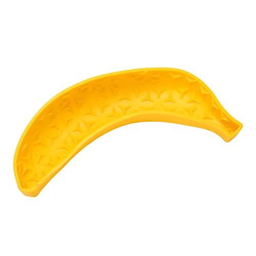 Atyhao Leckerli-Pad aus Gummi, Leckerli-Matte aus Gummi Fördert eine Gesunde Verdauung für Haustierbedarf (Banane) von Atyhao