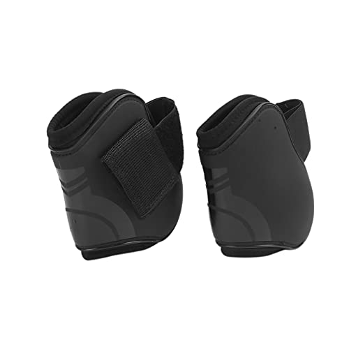 Pferdebeinstiefel, 4 Stück Vorder- und Hinterbeinstiefel Pferdesehnenstiefel Verstellbarer Beinschutz Protektor Reitausrüstung für Springreiten Reiten Vielseitigkeit Dressur[Hinterbein (XL)]Fell- & von Atyhao