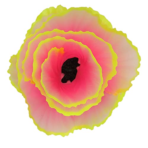 Atyhao Simulation von Salatkorallen, Dekoration, Farbecht, Simulation von Salatkorallen, Ornament, Landschaftsbau, Lebensecht, Fluoreszierend, für die Unterwasserwelt für Aquarien (Rosa) von Atyhao