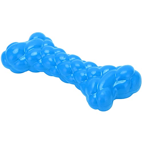 Atyhao Squeak Bone Hundespielzeug, Multifunktionales Dehnbares Hundespielzeug FüR Kleine, Mittlere und Große Hunderassen (Blau) von Atyhao