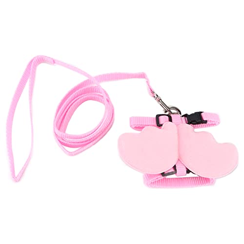 Haustier-Brustgurt, Enten-Traktionsseil Verstellbarer Brustgurt Außen-Gehgurt-Leine für Haustier-Ente Hühnergans[Pink M] Brillenbänder & -Ketten von Atyhao