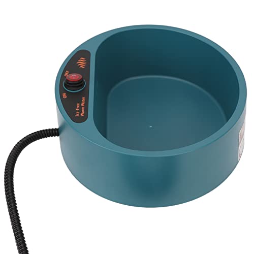Haustier-Thermalwassernapf, Haustier-Heiznapf OD Green BPA-frei ABS für Hund für Huhn (EU-Stecker 220‑230 V) von Atyhao