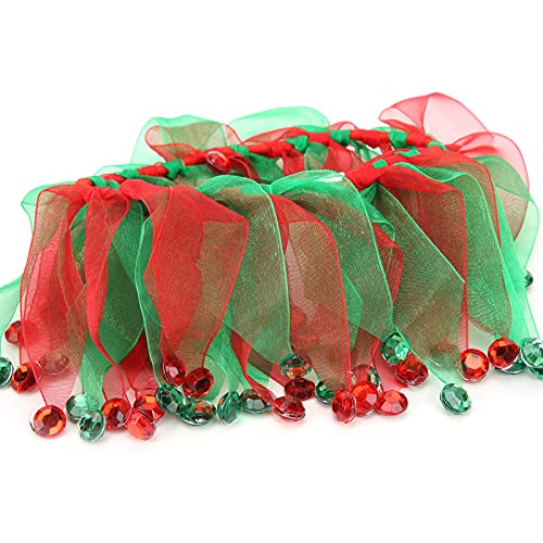 Hühner Halsband, Haustier Huhn Bunte Netzgewebe Kragen Weihnachten Halloween Dekoration für Huhn Henne Geflügel Hahn Ente Gans[Weihnachtstyp] Schlüsselschränke von Atyhao