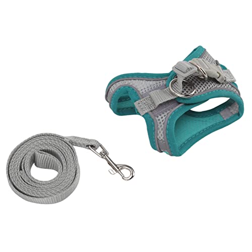 Hundegeschirr-Halsbänder, Robuste Nylonriemen, Weicher Reflektierender Streifen für das Training, Verstellbare Haustierwesten-Geschirrhalsbänder für den Täglichen Spaziergang (XS) von Atyhao