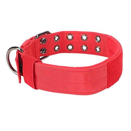 Hundehalsband, Bequemes Nylon-Haustierhalsband, Verstellbar, Leicht für das Training (L) von Atyhao
