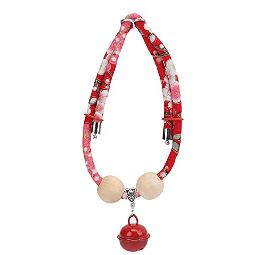 Atyhao Kaninchen Halsband, Meerschweinchen Kaninchen Halsband Verstellbares Kleines Katzen Halsband Haustier Kaninchen Dekorations Halsband Verstellbares Halsband mit Glocken anhänger für von Atyhao