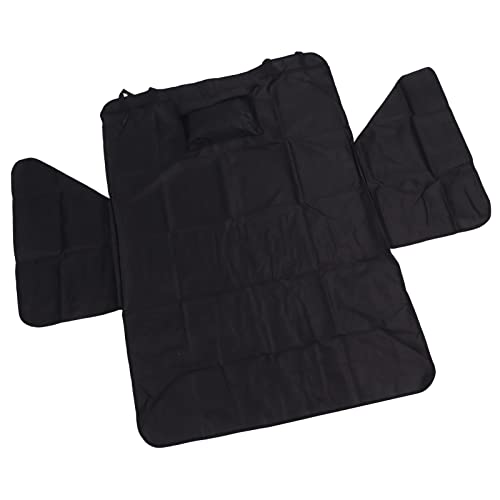 Pet Back Seat Extender, Auto Pet Pad Single Layer Black für Reisen (132 * 104 * 43 cm) von Atyhao