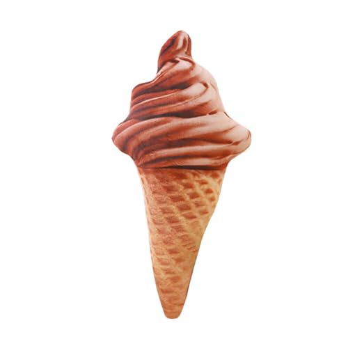 Aublinto Eiscreme-Plüsch Ice Cream Cone Plüschtier Stofftier Plüschtier Soft Ice Cream Doll Plüsch-Hundespielzeug für kleine und mittelgroße Hunde lebensmittelförmiges Welpenspielzeug Spielzeug von Aublinto