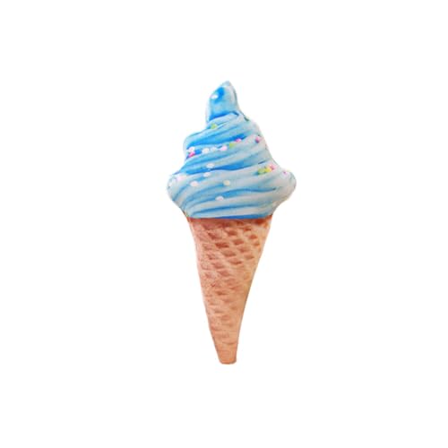 Aublinto Eiscreme-Plüsch Ice Cream Cone Plüschtier Stofftier Plüschtier Soft Ice Cream Doll Plüsch-Hundespielzeug für kleine und mittelgroße Hunde lebensmittelförmiges Welpenspielzeug Spielzeug von Aublinto