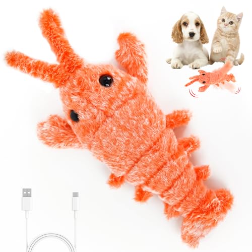 Audasi Hummer Interaktives Hundespielzeug Elektrische Simulation Plüsch Hummer Springen Bewegen Haustier Spielzeug USB-aufladbar Waschbar Floppy Hummer Bewegen Katzenspielzeug Wiggly Hummer Hundespiel Audasi Hummer Interaktives Hundespielzeug Elektrische Simulation Plüsch Hummer Springen Bewegen Haustier Spielzeug USB-aufladbar Waschbar Floppy Hummer Bewegen Katzenspielzeug Wiggly Hummer Hundespiel von Audasi