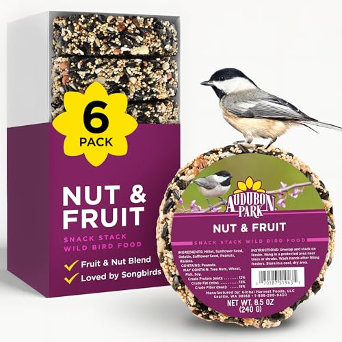 Audubon Park 13142 Nuss- und Obstsnackstapel Wildvogelfutter, 6er Pack Audubon Park 13142 Nuss- und Obstsnackstapel Wildvogelfutter, 6er Pack von Audubon Park