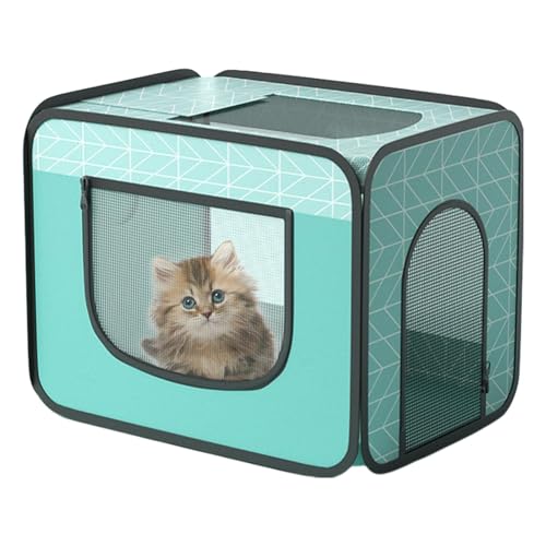 Aufquwk Hunde-Trockenbox, weiche Hundebox | Tragbare Haustierhütte für Hunde,Bunt Bedruckte Katzenföhnbox, Katzenkäfig-Zwinger, Anti-Fliegen-Haartrocknungsraum für die Reise nach Hause Aufquwk Hunde-Trockenbox, weiche Hundebox | Tragbare Haustierhütte für Hunde,Bunt Bedruckte Katzenföhnbox, Katzenkäfig-Zwinger, Anti-Fliegen-Haartrocknungsraum für die Reise nach Hause von Aufquwk
