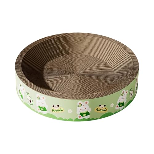 Aufquwk Katzenkratzbrett, Katzenkratzbrett,Interaktives Katzenspielzeug aus Kratzkarton - Rundes Katzenkratz-Loungebett für kleine, mittelgroße Katzen und Haustiere Aufquwk Katzenkratzbrett, Katzenkratzbrett,Interaktives Katzenspielzeug aus Kratzkarton - Rundes Katzenkratz-Loungebett für kleine, mittelgroße Katzen und Haustiere von Aufquwk