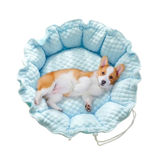 Aufquwk Süßes Haustiernest,Kürbiskätzchennest | Kleine Hundehöhle | Nest mit verstellbarem Kordelzug, Zweizweck-Haustierhütte, Cooles Gefühl für Heimtierbedarf, Kätzchen, Welpen von Aufquwk