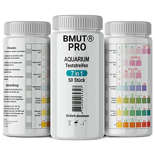 50x 7in1 Aquarium Teststreifen Wassertest Teich Fische Wasserqualität Tube 50x 7in1 Aquarium Teststreifen Wassertest Teich Fische Wasserqualität Tube von BMUT