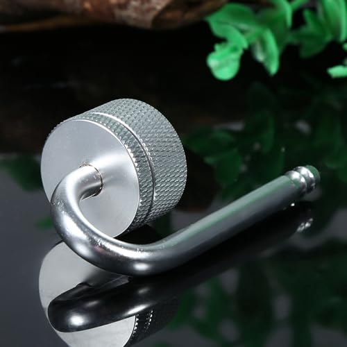 Aumotop Aluminiumlegierung, Kohlendioxid-Diffusor, Zerstäuber, Aquarium-Ausrüstung, 3 Farben, Sicher, Einfache Befestigung, Aquarium-Zubehör (Silber) von Aumotop