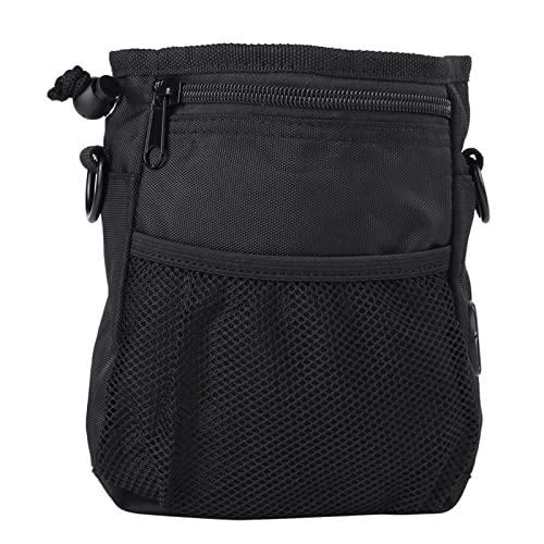 Aumotop Haustier-Leckerli-Tasche, Hunde-Gehorsamkeitstraining, Taillentasche, Lebensmittel-Snack, Kleine Gegenstände, Aufbewahrungstaschen für Outdoor-Aktivitäten (Schwarzer (B) Stil) von Aumotop