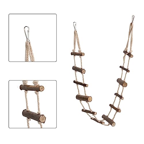 Aumotop PET Hamster WEICHE NATURHOLZKLETTERSEILLEITER FÜR Haustiere KLEINE Tiere Aumotop PET Hamster WEICHE NATURHOLZKLETTERSEILLEITER FÜR Haustiere KLEINE Tiere von Aumotop