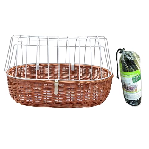 Aumüller Fahrrad-Tierkorb gesotten + Schutzhaube - Steuerkopfmontage vorne Aumüller Fahrrad-Tierkorb gesotten + Schutzhaube - Steuerkopfmontage vorne von Aumüller