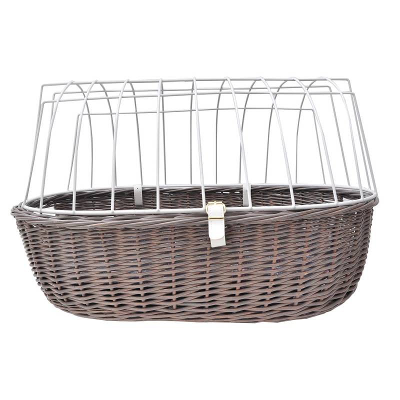 Aumüller Fahrradkorb grau Steuerkopf 52x38x40 cm von Aumüller