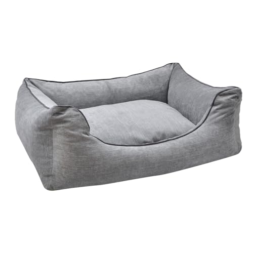 Aumüller Hundesofa Ortho Line, Grau - 117 cm - Orthopädisches Sofa für Hunde | Wendekissen mit Memory-Schaum | Abnehmbarer Bezug | Gefertigt in Europa von Aumüller