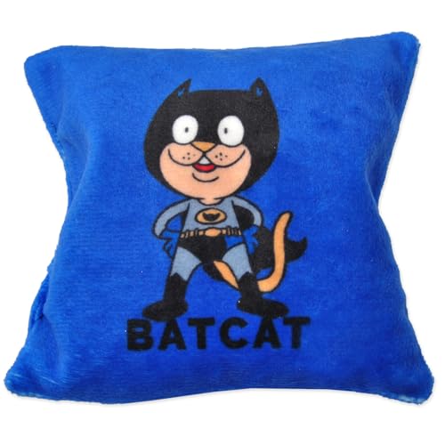 Aumüller Katzenspielkissen Batcat blau - mit Baldrianfüllung Aumüller Katzenspielkissen Batcat blau - mit Baldrianfüllung von Aumüller