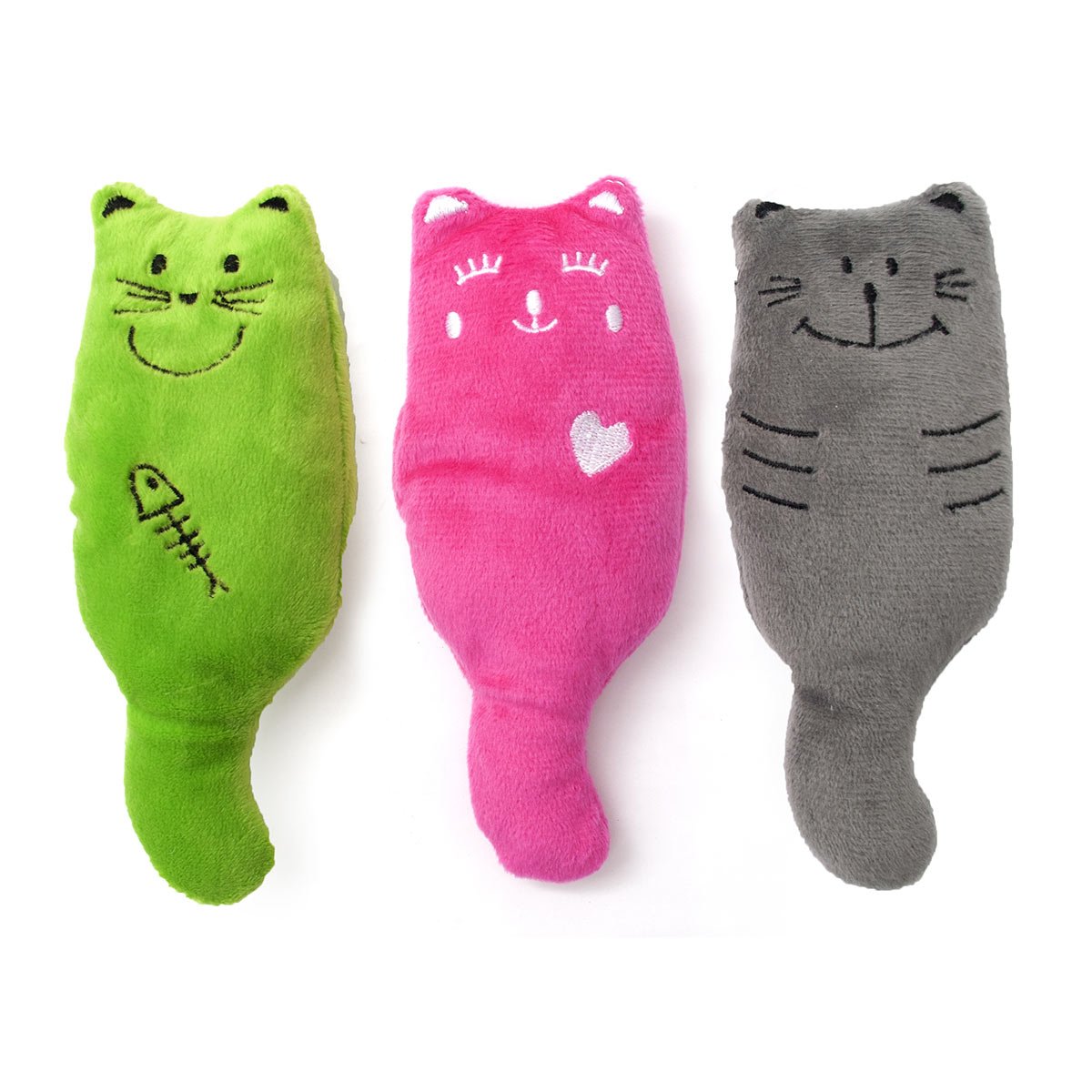 Aumüller Katzenspielkissen Plüschkatzen, 3er Set Aumüller Katzenspielkissen Plüschkatzen, 3er Set von Aumüller