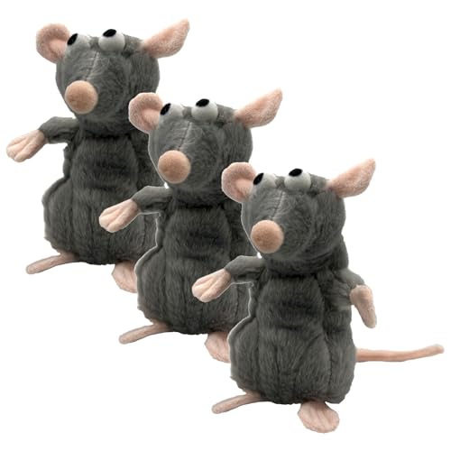 Aumüller Katzenspielzeug Ratte Cedric, 3er Set - Katzenspielkissen mit Baldrian Aumüller Katzenspielzeug Ratte Cedric, 3er Set - Katzenspielkissen mit Baldrian von Aumüller