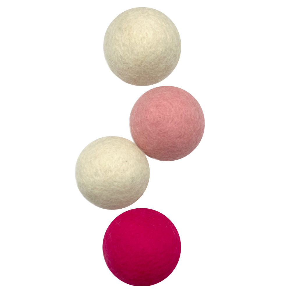 Aumüller Wollfilzkugeln im Set - 4er Pack von Aumüller