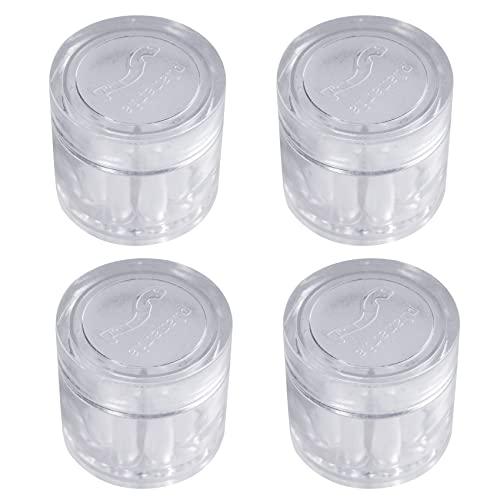 AuntYou 4 x Aquariumbehälter aus Kunststoff, für Planarien-Blutegel, 8 Löcher, transparent von AuntYou