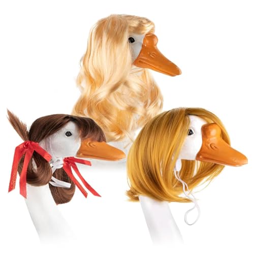 Aurgiarme Neuheit Kreatur Hairpiece Accessoire Pack Mit Vogelstatue Stilen Ideal Für Performances Outfits Funny Pet Accessoires Mit Einzigartigem Design von Aurgiarme