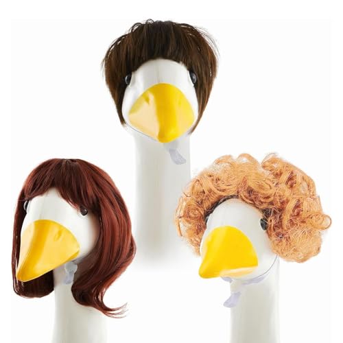 Aurgiarme Neuheit Kreatur Hairpiece Accessoire Pack Mit Vogelstatue Stilen Ideal Für Performances Outfits Funny Pet Accessoires Mit Einzigartigem Design von Aurgiarme