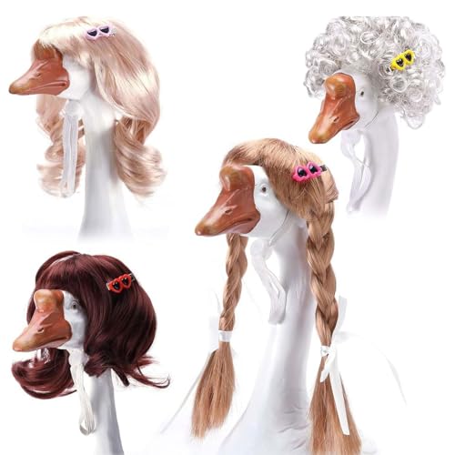 Aurgiarme Neuheit Kreatur Hairpiece Accessoire Pack Mit Vogelstatue Stilen Ideal Für Performances Outfits Funny Pet Accessoires Mit Einzigartigem Design von Aurgiarme
