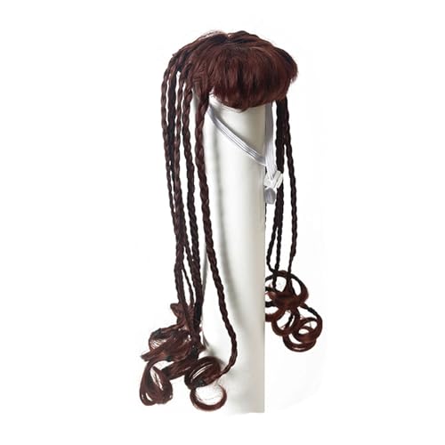 Hundeausstellung Frisur Lang Geflochtenes Dekoratives Accessoire Für Versammlungen Foto Requisiten Easy Wear Synthetic Stoff Haustier Kostümzubehör von Aurgiarme