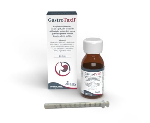AURORA BIOFARMA | GastroTaxil 120 ml Ergänzungsfuttermittel für Hunde und Katzen zur Unterstützung des physiologischen Trophismus der gastroösophagealen Schleimhäute und des Verdauungsprozesses auf von Aurora Biofarma