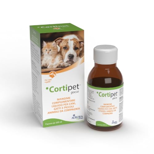 Aurora Biofarma Cortipet Tropfen 100 ml - Ergänzungsfutter für Hunde und Katzen für das Immunsystem Aurora Biofarma Cortipet Tropfen 100 ml - Ergänzungsfutter für Hunde und Katzen für das Immunsystem von Aurora biofarma