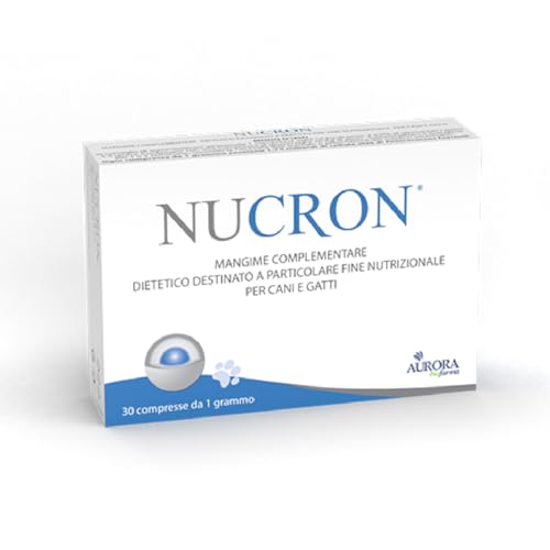 Aurora Biofarma Nucron 30 Tabletten - Diät-Ergänzungsfuttermittel für besondere Ernährungszwecke für Hunde und Katzen von Aurora biofarma