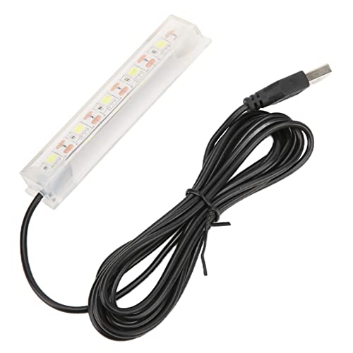 Aquarium-LED-Licht, Kleines USB-weißes Licht für Innenaquariumpflanzen, Beleuchtung Kleiner Aquariendekoration von Ausla