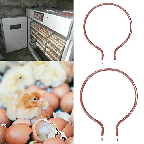 Ausla Farm Animal Inkubator Geflügel Inkubator Hühner -Brüter -Heizrohr 300W 200 W Metallkonstruktion mit Bolzenfixe für eine Effiziente Control von Schlupfmaschinen (200W) von Ausla