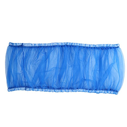 Ausla Große Nylon-Vogelkäfigabdeckung, Samenfänger, Haustierprodukte für Käfigzubehör, 4 Farben (Blue) von Ausla