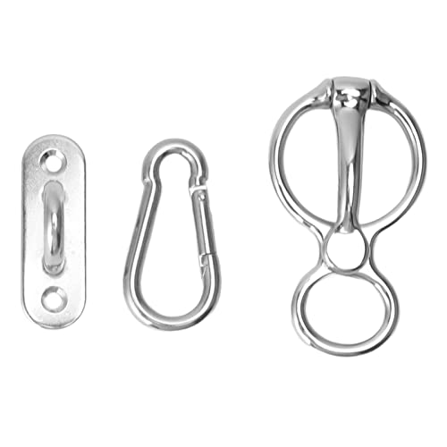 Ausla Horse Safety Tie Ring, Edelstahl Halbe Runde Ring - -Trainingsausrüstung Im Innen- und Außenpreis -sicheres Pferdeszubehör Zum Zurückziehen von Ausla
