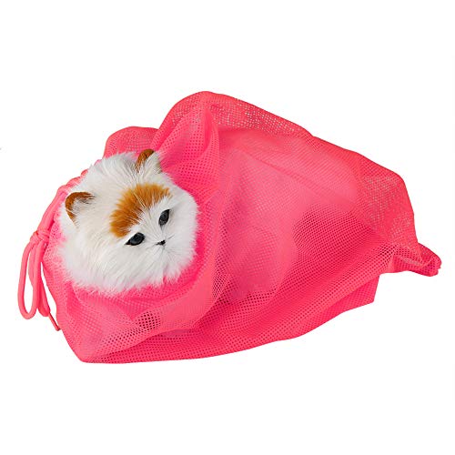Ausla Katzenpflegetasche, Netztasche Zum Baden von Haustieren mit Kordelzug Zum Krallenschneiden, Gelb, Rosenrot und Weitere Farben, Werkzeug Zum Katzenbaden, Zähneputzen und Mehr Ausla Katzenpflegetasche, Netztasche Zum Baden von Haustieren mit Kordelzug Zum Krallenschneiden, Gelb, Rosenrot und Weitere Farben, Werkzeug Zum Katzenbaden, Zähneputzen und Mehr von Ausla