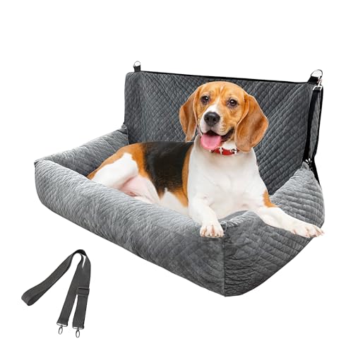 Auto Care Hundeautositz, Memory-Foam-Bett, Grau, für kleine Hunde unter 27,2 kg, 55,9 x 40,6 x 20,3 cm Auto Care Hundeautositz, Memory-Foam-Bett, Grau, für kleine Hunde unter 27,2 kg, 55,9 x 40,6 x 20,3 cm von Auto Care