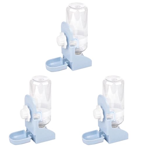 AutoSwan 3X 500ML Haustier Papageien Vögel Trinker Taube Kaninchen Trinken Wasser Feeder Schüssel Katze Hund Käfig Hängenden Wasser Gerät von AutoSwan