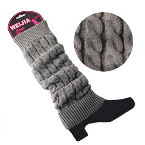 Autone Damen Winter Slouch Warm Knit Crochet High Knee Leg Warmer Leggings Boot Socks von Lunji